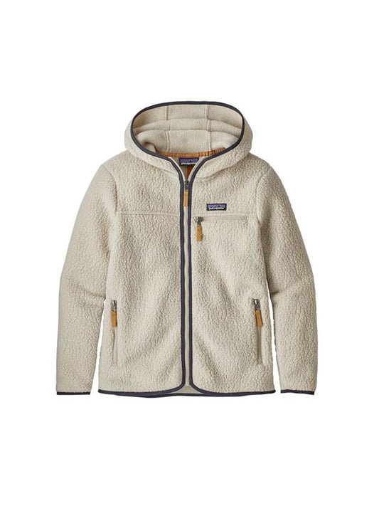 Retro Pile Hooded Jacket Ivory - PATAGONIA - BALAAN 1