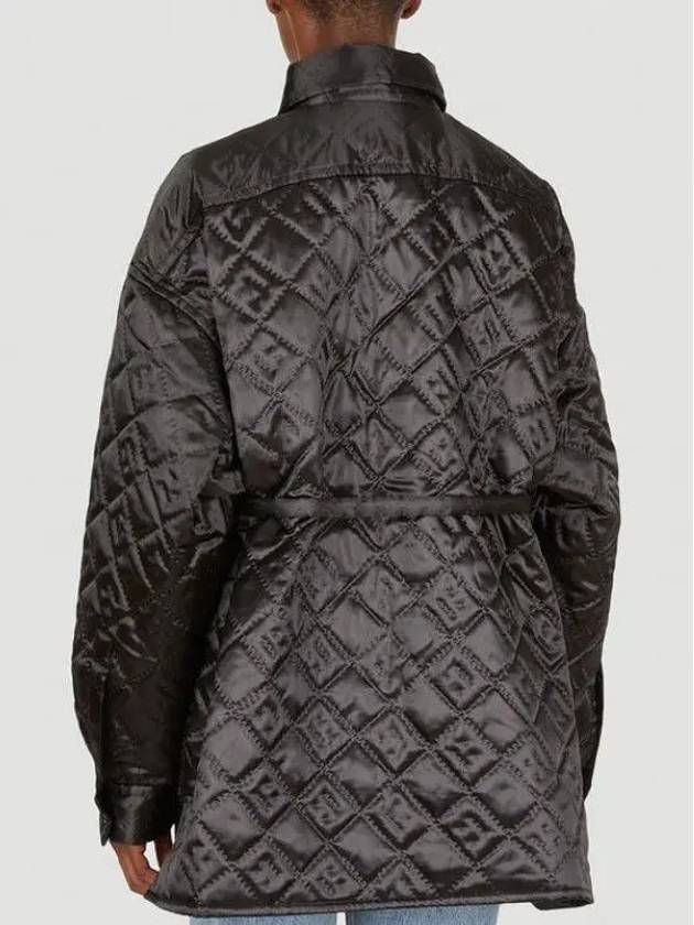 Face chest logo pocket patch quilted jacket - ACNE STUDIOS - BALAAN 4