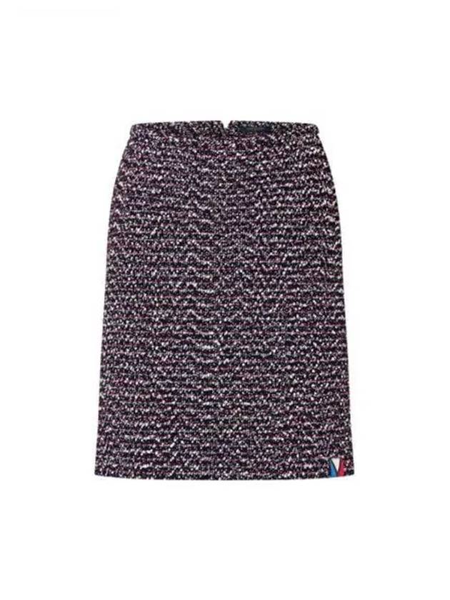 Tricolor Boucl? Tweed Skirt 1AC1T4 - LOUIS VUITTON - BALAAN 2