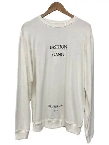 NCS18305 Fashion Gangpari White Sweatshirt - IH NOM UH NIT - BALAAN 1