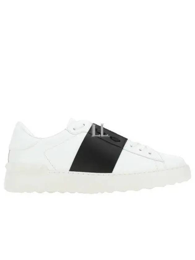 Open For A Change Low Top Sneakers White Black - VALENTINO - BALAAN 2