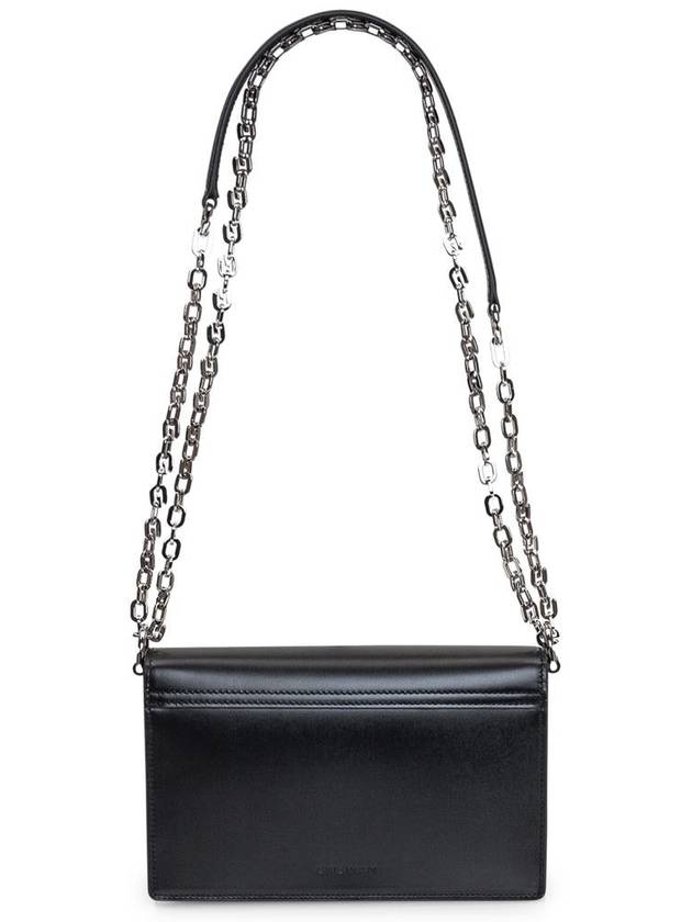 Box 4G Chain Small Leather Shoulder Bag Black - GIVENCHY - BALAAN 5