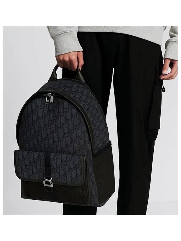 8 Oblique Jacquard Backpack Black - DIOR - BALAAN 8