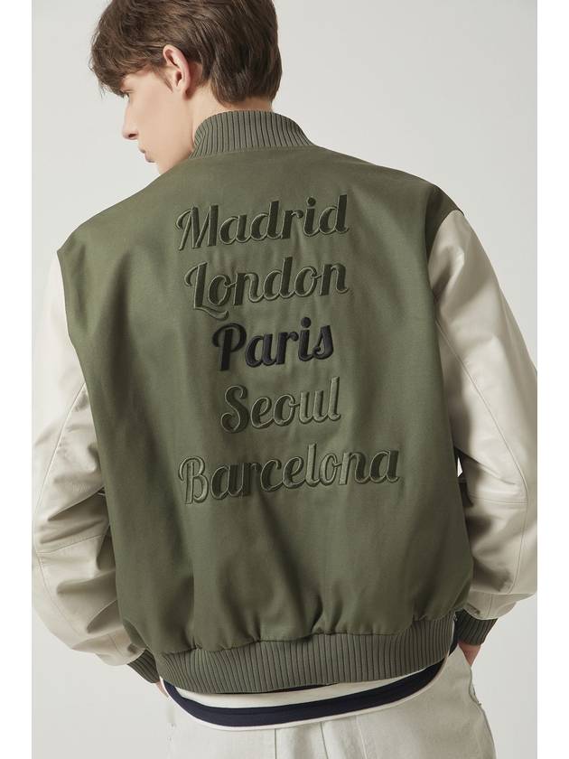 Khaki sheepskin PALAIS stadium jumper - IRO - BALAAN 6