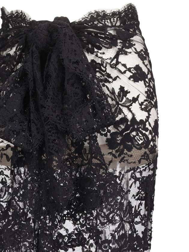 LONG CHANTILLY LACE SKIRT - DOLCE&GABBANA - BALAAN 3