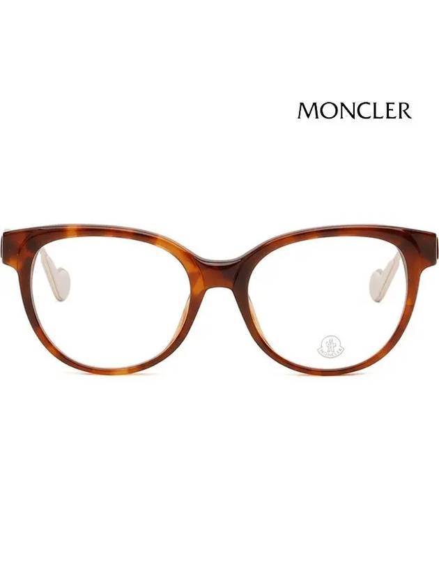 Glasses frame ML5056 052 leopard fur rim - MONCLER - BALAAN 3