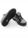 Women's May London Glitter Silver Black Sneakers RW70005 006 - GIUSEPPE ZANOTTI - BALAAN 5