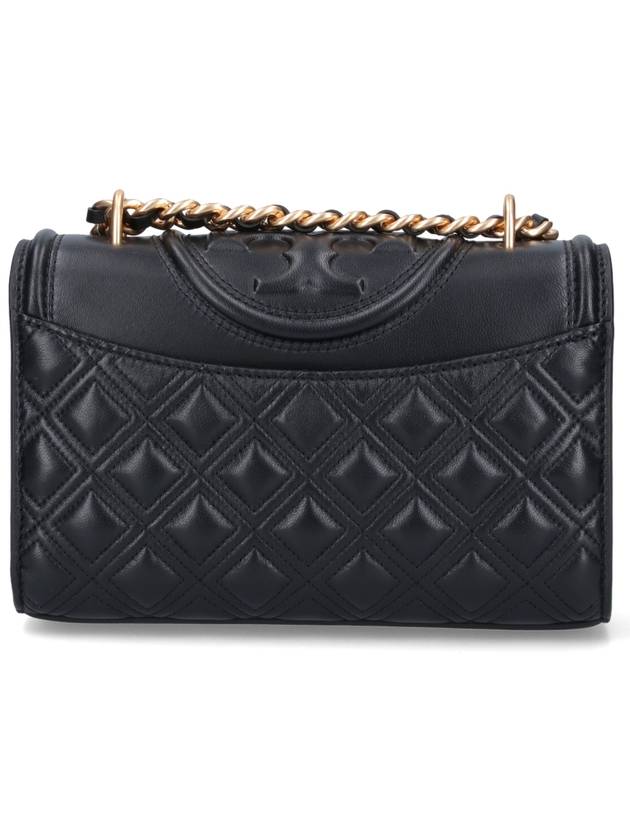 Small Fleming Convertible Shoulder Bag Black - TORY BURCH - BALAAN 4