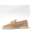 Summer Charms Walk Suede Loafers Pink - LORO PIANA - BALAAN 9