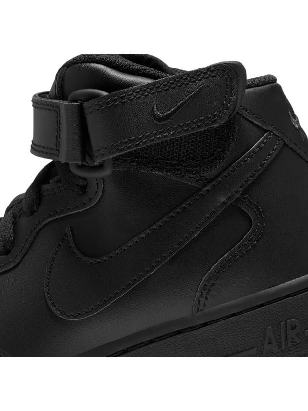 GS Air Force 1 Mid LE Black 314195 004 GS Air Force 1 Mid LE Black - NIKE - BALAAN 8