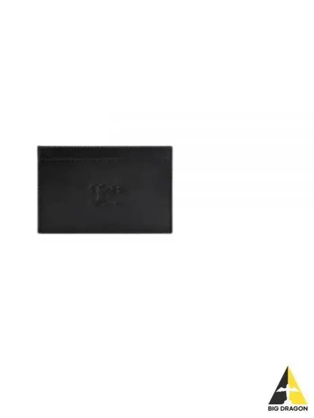 Satinated Calfskin Triomphe Embossed Card Wallet Black - CELINE - BALAAN 2