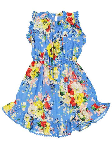 Zimmermann Girls Alight Floral Print Cotton Dress, Size 8Y - ZIMMERMANN - BALAAN 1