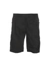 Logo Cotton Slim Cargo Shorts Black - STONE ISLAND - BALAAN 3