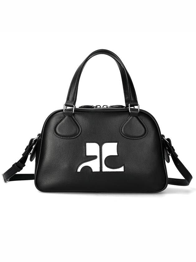 Reedition Bowling Leather Tote Bag Black - COURREGES - BALAAN 2