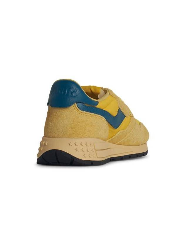 Autry 'Reelwind' Yellow Suede Sneakers - AUTRY - BALAAN 3