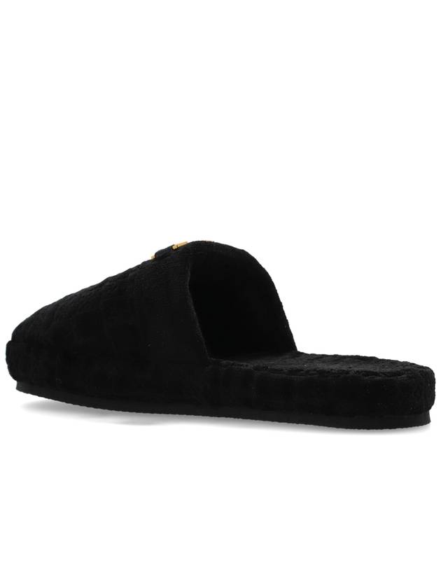 Versace Home Slippers With Logo, Men's, Black - VERSACE - BALAAN 5