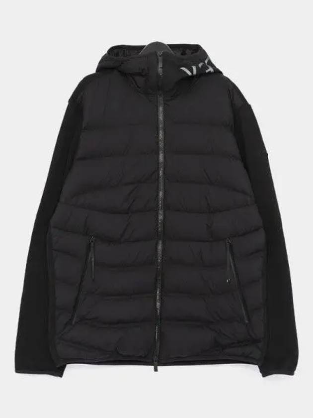 Hooded Padded Cardigan Black - MONCLER - BALAAN 2