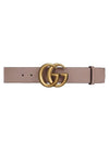 GG Marmont Buckle Belt Pink - GUCCI - BALAAN.