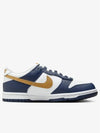 Dunk GS Low Top Sneakers White Navy - NIKE - BALAAN 4