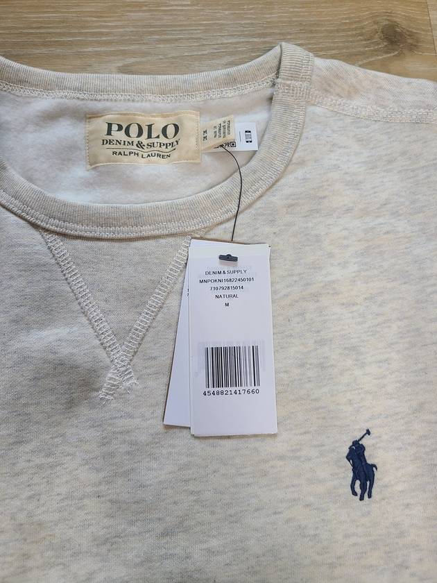 Embroidery Logo Sweatshirt Oatmeal Header - POLO RALPH LAUREN - BALAAN 8