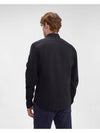 Military Twill Emerald Pocket Long Sleeve Shirt Black - CP COMPANY - BALAAN 4