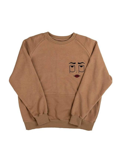 Picture Logo Sweatshirt Brown - PLA.Y_P - BALAAN 1