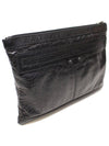 519613 Black Lambskin Classic Clip Clutch - BALENCIAGA - BALAAN 3