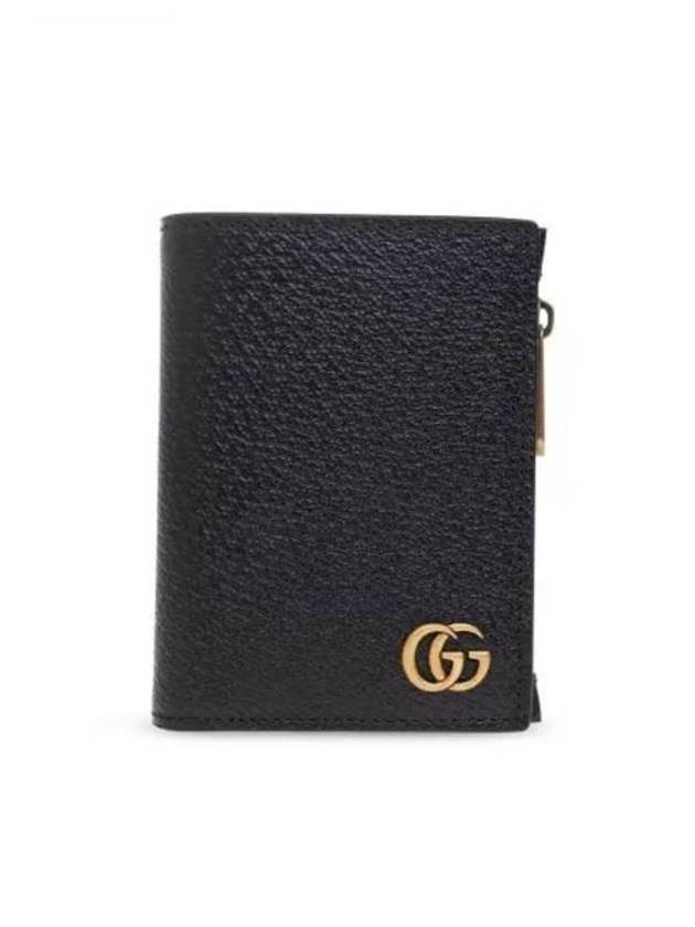 GG Marmont Half Wallet Black - GUCCI - BALAAN 2