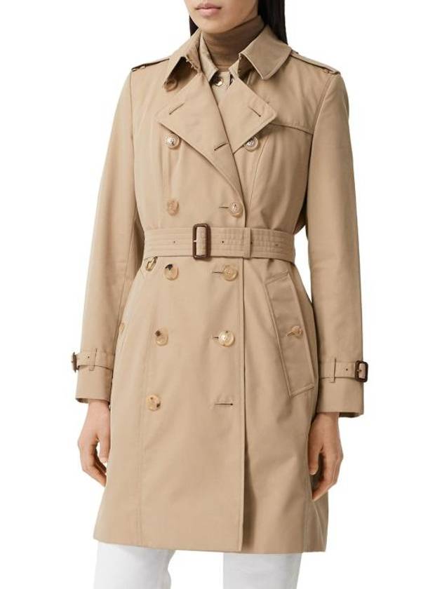 The Mid Length Chelsea Heritage Trench Coat Honey - BURBERRY - BALAAN 4