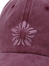 Mugung Embroidered Pigment Ball Cap Wine - ULKIN - BALAAN 6