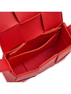 Intrecciato Cassette Small Cross Bag Red - BOTTEGA VENETA - BALAAN 10