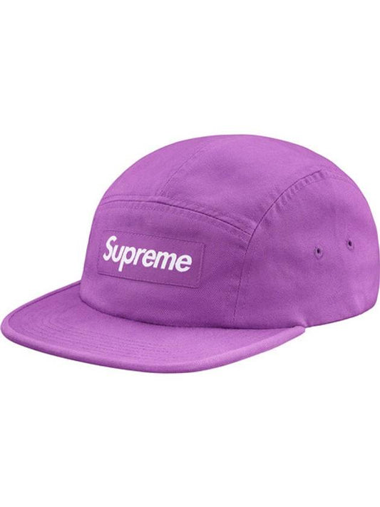 Washed Chino Twill Camp Cap Light Purple - SUPREME - BALAAN 1