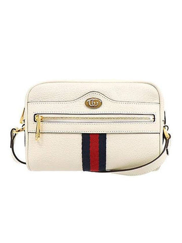 Ophidia GG Web Mini Cross Bag White - GUCCI - BALAAN 1