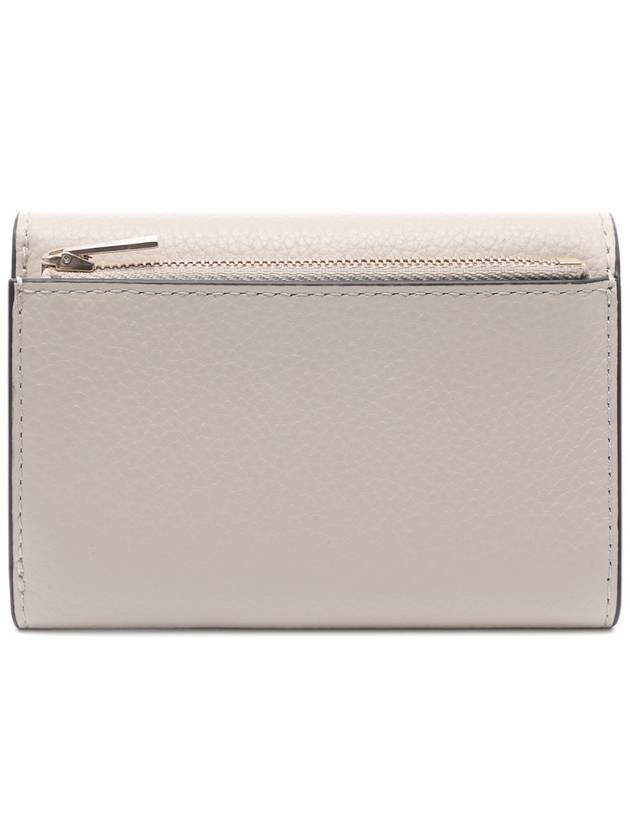 Continental Tri-Fold Classic Grain Half Wallet Chalk - MULBERRY - BALAAN 5