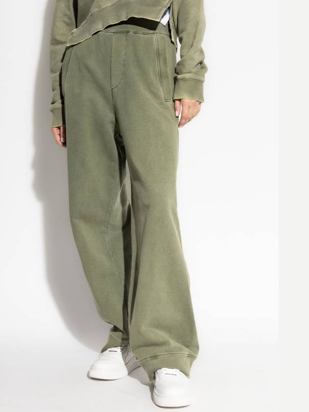 Dsquared2 Sweatpants With Wide Legs, Women's, Green - DSQUARED2 - BALAAN 3