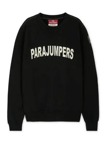 Men s Logo Black Sweatshirt PMFLGF01 541 1156962 - PARAJUMPERS - BALAAN 1