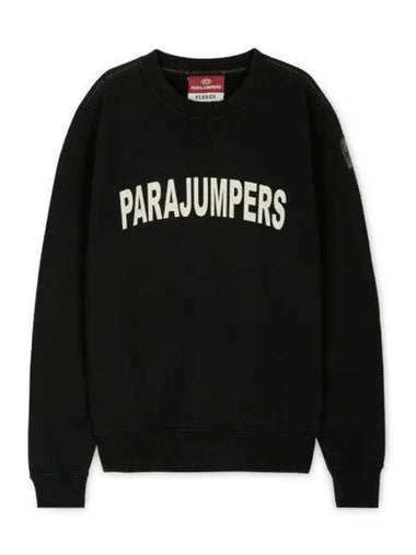 Men s Logo Black Sweatshirt PMFLGF01 541 1156962 - PARAJUMPERS - BALAAN 1