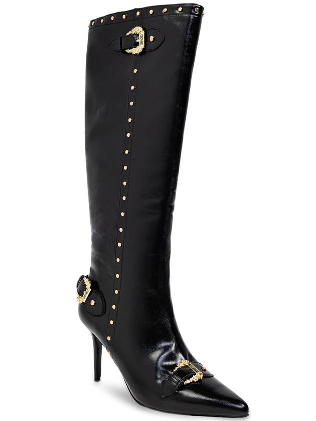 Versace Jeans Couture Heeled Boots, Women's, Black - VERSACE - BALAAN 4