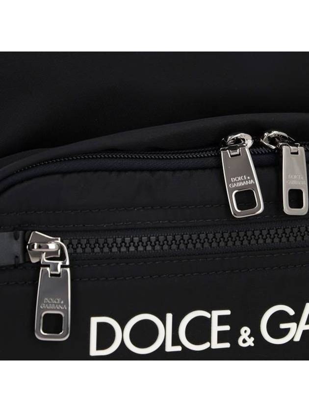 logo nylon backpack black - DOLCE&GABBANA - BALAAN 5