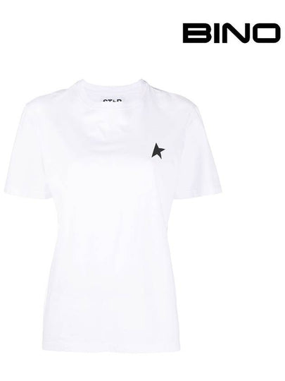 Black Star Collection Short Sleeve T-Shirt White - GOLDEN GOOSE - BALAAN 2