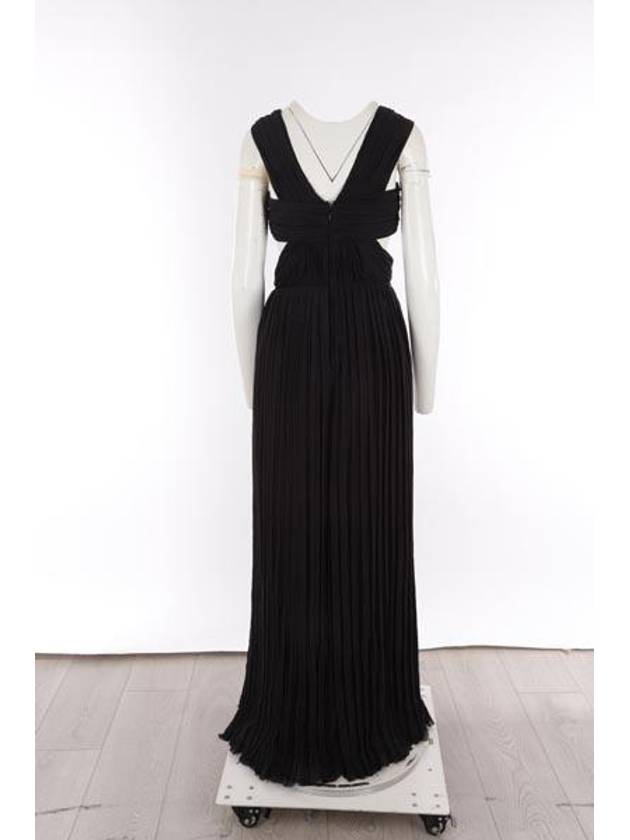 23 ss long evening dress in pleated silk CHC23SRO31003 001 B0230270331 - CHLOE - BALAAN 3