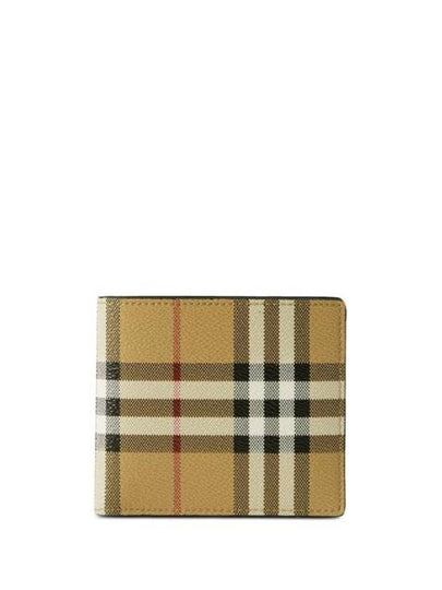 Check Motif Half Wallet Beige - BURBERRY - BALAAN 2