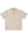 Striped Sweater Button Up BEIGE MAN M3321PTS41BEI - MALBON GOLF - BALAAN 2