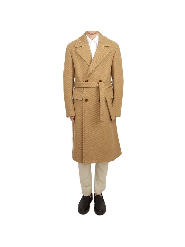 Men's Wool Single Coat Beige - ETRO - BALAAN 2