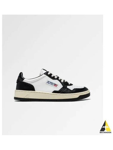 Medalist sneakers in leather black white - AUTRY - BALAAN 1