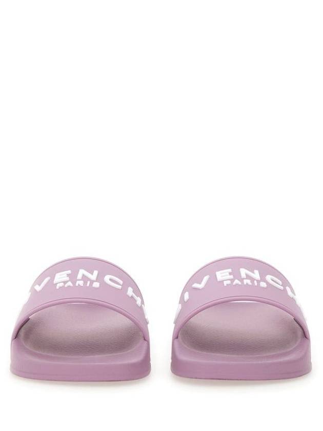 Givenchy Slipper With Logo - GIVENCHY - BALAAN 4