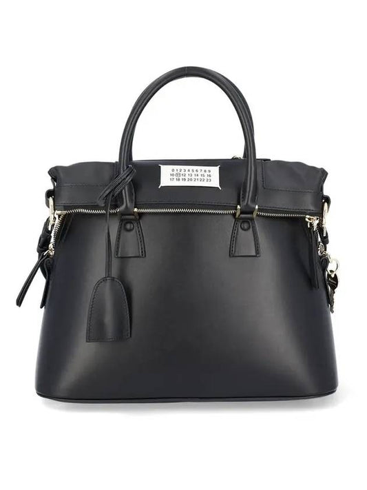 Stitch Leather 5AC Tote Bag Black - MAISON MARGIELA - BALAAN 1