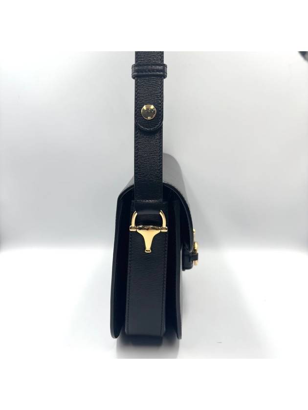 Horsebit 1955 shoulder bag small black - GUCCI - BALAAN 3