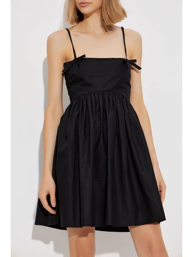 Ganni Strappy Dress, Women's, Black - GANNI - BALAAN 3