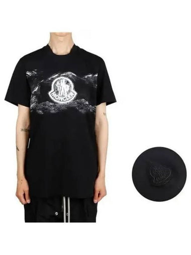 Front logo print short sleeve t shirt 271726 - MONCLER - BALAAN 1